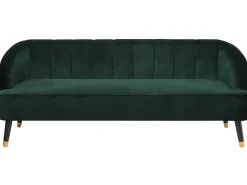 Divano 3 posti ALSVAG Velluto Verde smeraldo