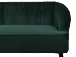 Divano 3 posti ALSVAG Velluto Verde smeraldo