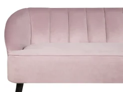 Divano 3 posti ALSVAG Velluto Rosa
