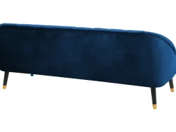 Divano 3 posti ALSVAG Velluto Blu marino