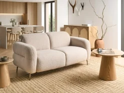 Divano 2 posti ARTUNA Bouclé Beige