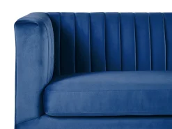 Divano 3 posti ARVIKA Velluto Blu marino