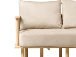 Divano 2 posti ASKER Tessuto Beige sabbia