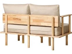 Divano 2 posti ASKER Tessuto Beige sabbia