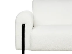 Divano 3 posti ASKIM Bouclé Bianco