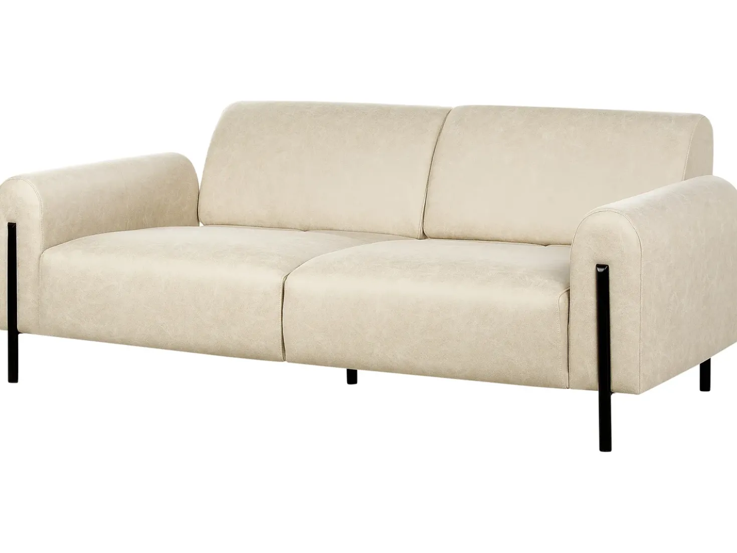 Divano 3 posti ASKIM Tessuto Beige