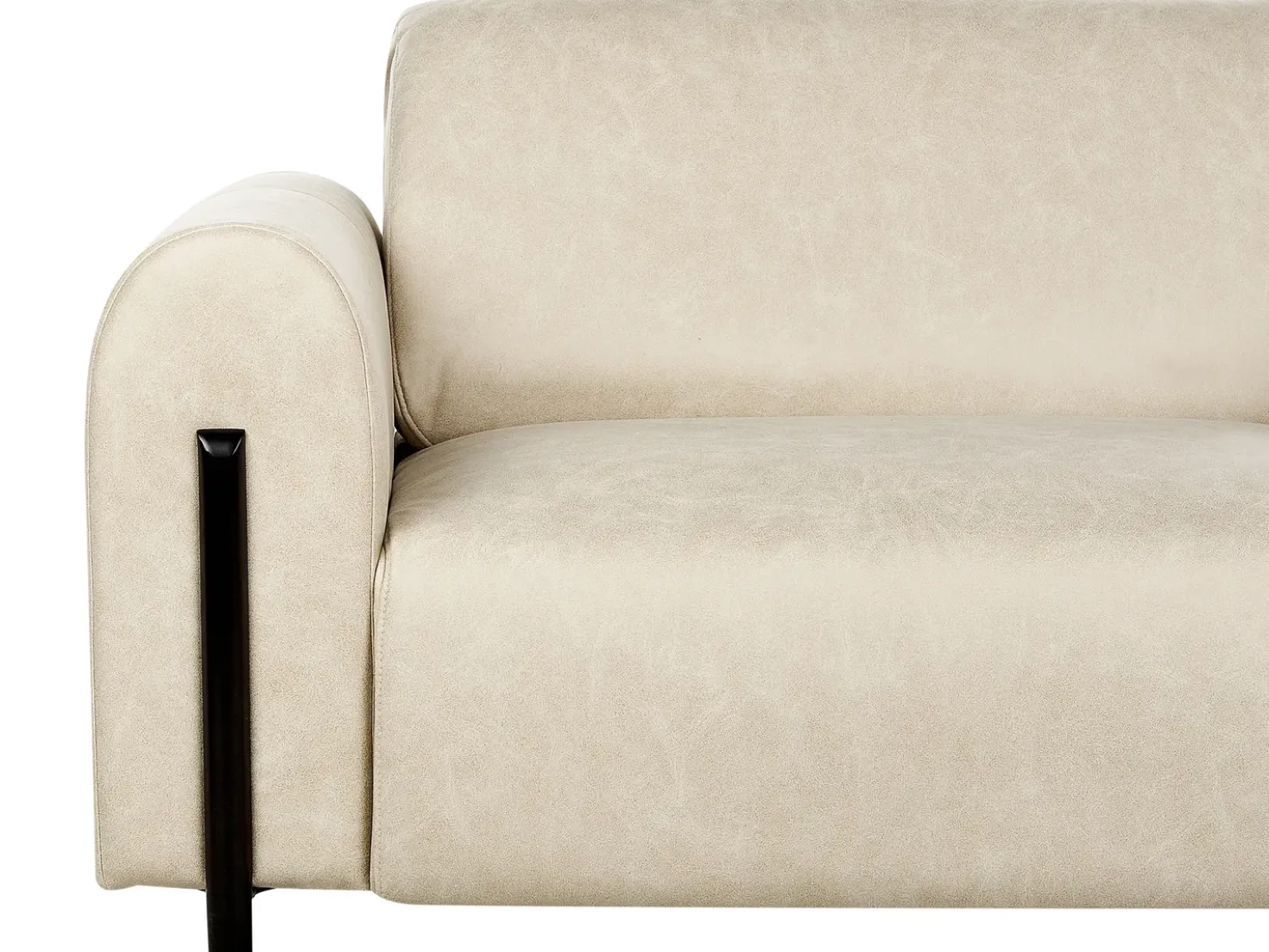 Divano 3 posti ASKIM Tessuto Beige