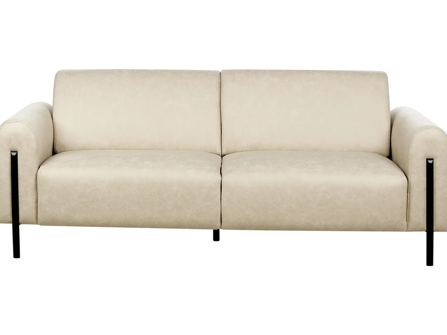Divano 3 posti ASKIM Tessuto Beige