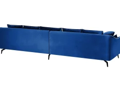 Divano 4 posti AURE Velluto Blu marino