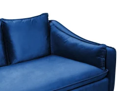 Divano 4 posti AURE Velluto Blu marino