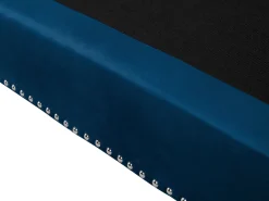 Divano 3 posti AVALDSENES Velluto Blu marino