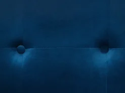 Divano 3 posti AVALDSENES Velluto Blu marino