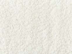 Divano 3 posti AVESTA Bouclé Bianco con ottomana