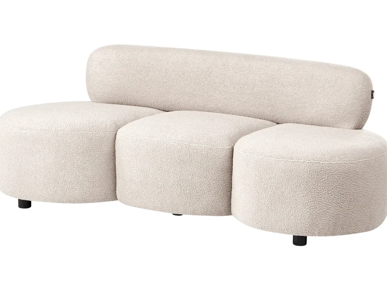 Divano 3 posti BLAVAND Bouclé Beige