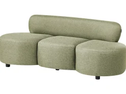 Divano 3 posti BLAVAND Tessuto Verde oliva
