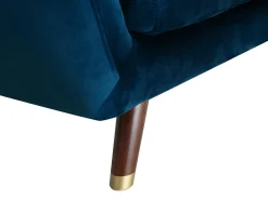 Divano 3 posti BODO Velluto Blu marino