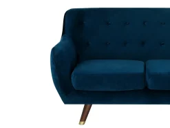 Divano 3 posti BODO Velluto Blu marino