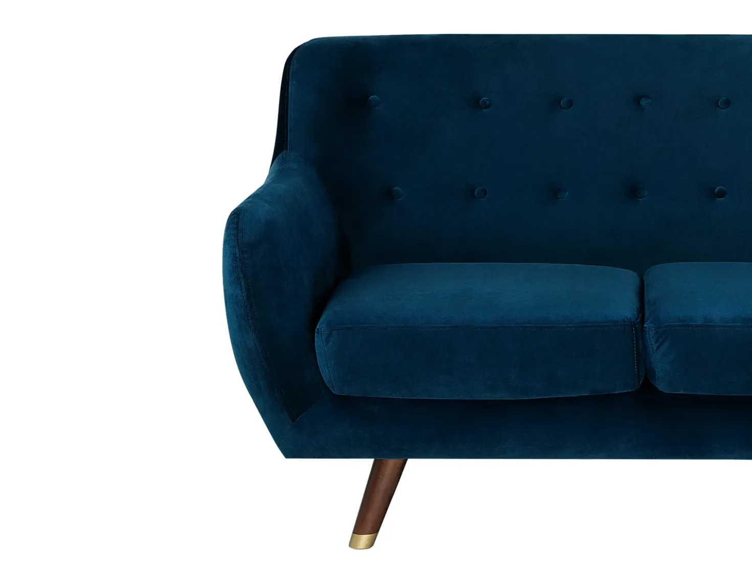 Divano 3 posti BODO Velluto Blu marino