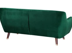 Divano 3 posti BODO Velluto Verde smeraldo