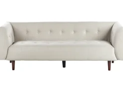 Divano 3 posti BYSKE Tessuto Beige chiaro