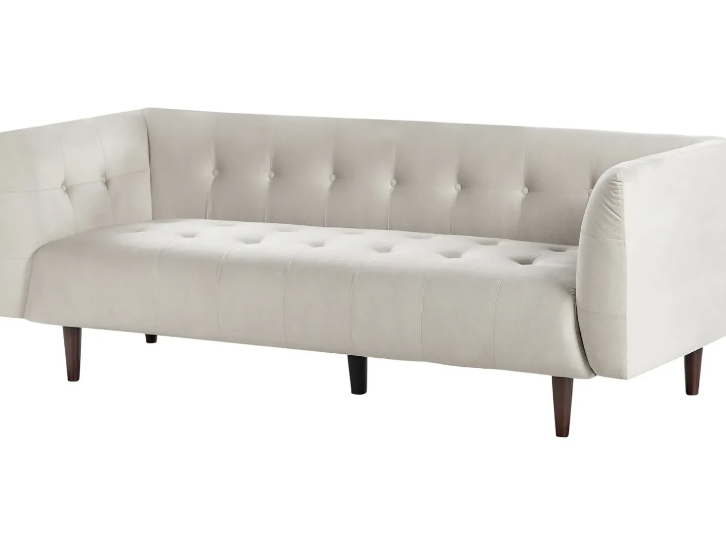 Divano 3 posti BYSKE Tessuto Beige chiaro