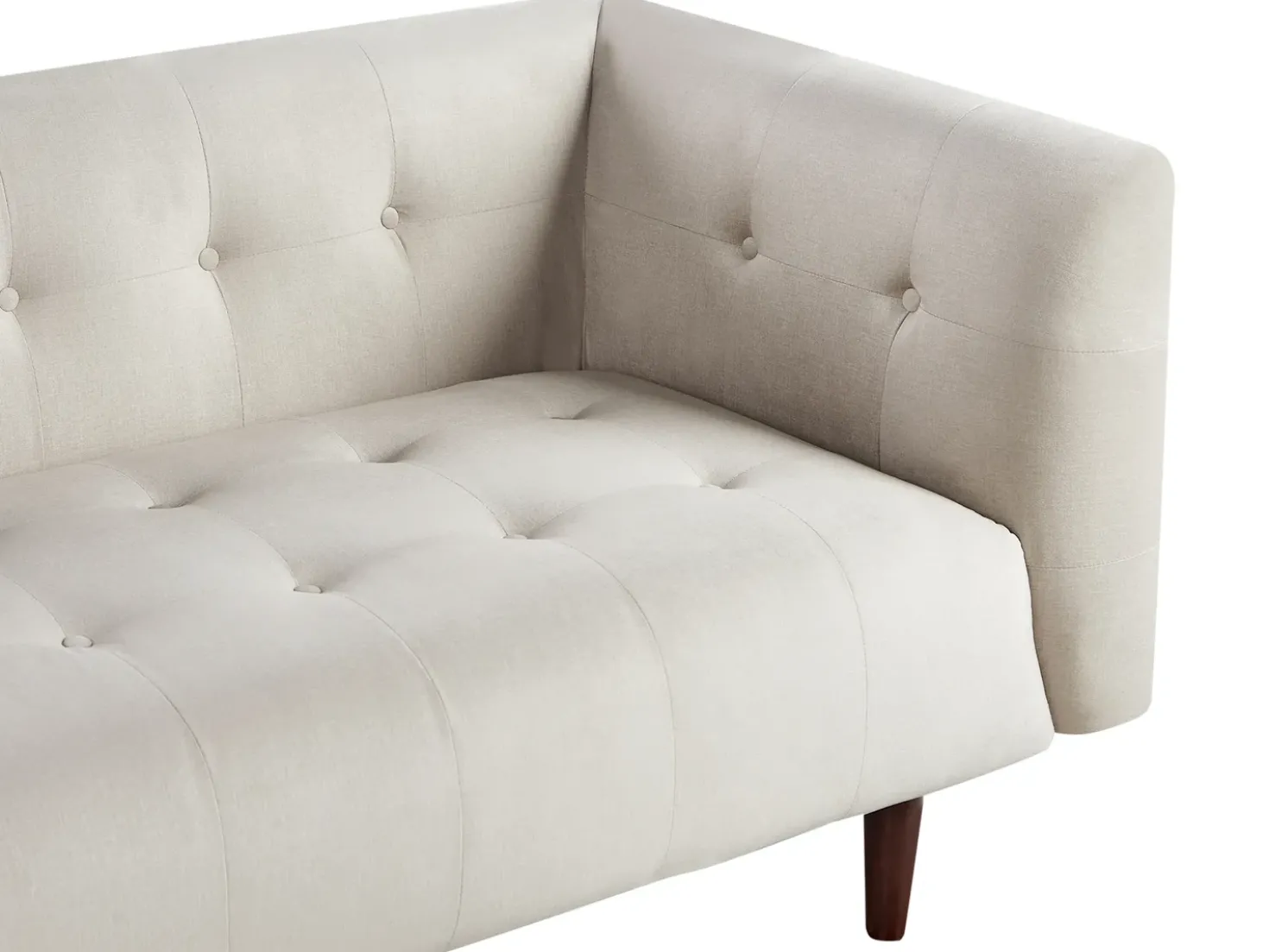 Divano 3 posti BYSKE Tessuto Beige chiaro