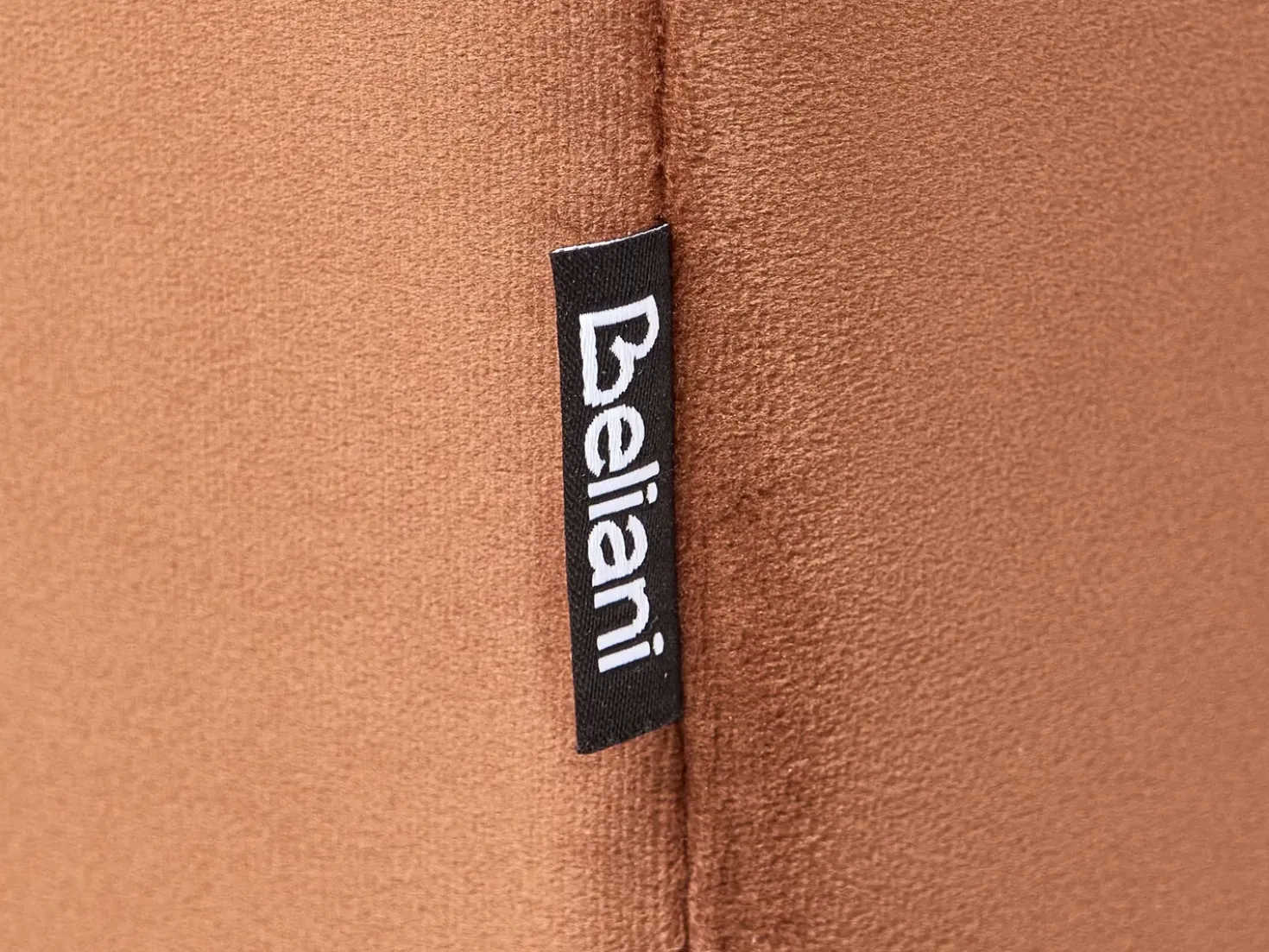 Divano 3 posti CHESTERFIELD Velluto Marrone dorato