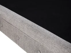 Divano 3 posti CHESTERFIELD Tessuto Grigio chiaro