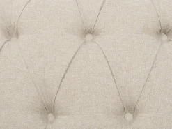 Divano 3 posti CHESTERFIELD Tessuto Beige