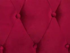Divano 3 posti CHESTERFIELD Velluto Rosso scuro