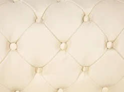 Divano 3 posti CHESTERFIELD Pelle naturale Beige chiaro