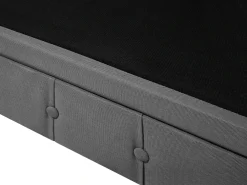 Divano 3 posti CHESTERFIELD Tessuto Grigio chiaro