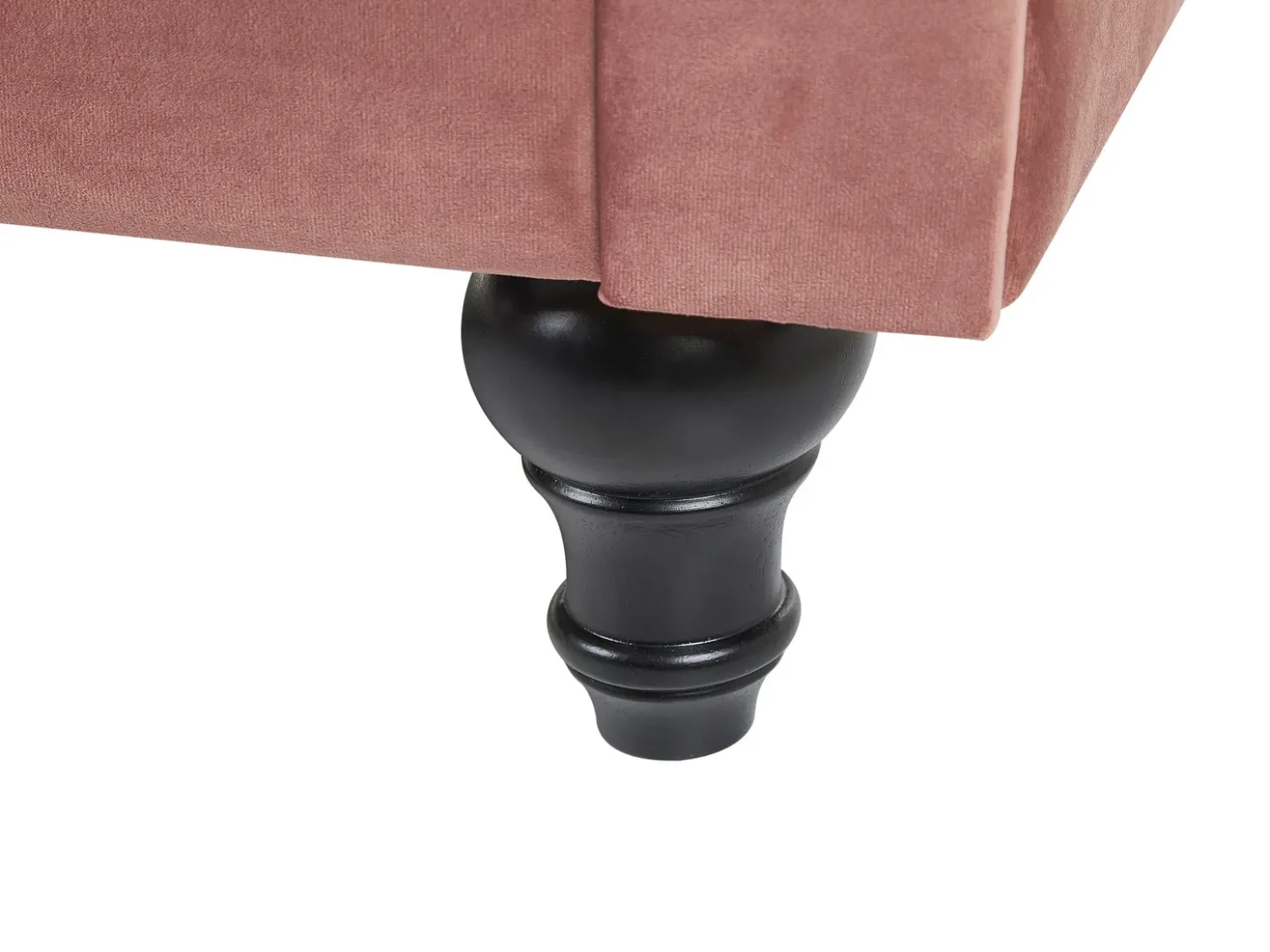 Divano 3 posti CHESTERFIELD Velluto Rosa