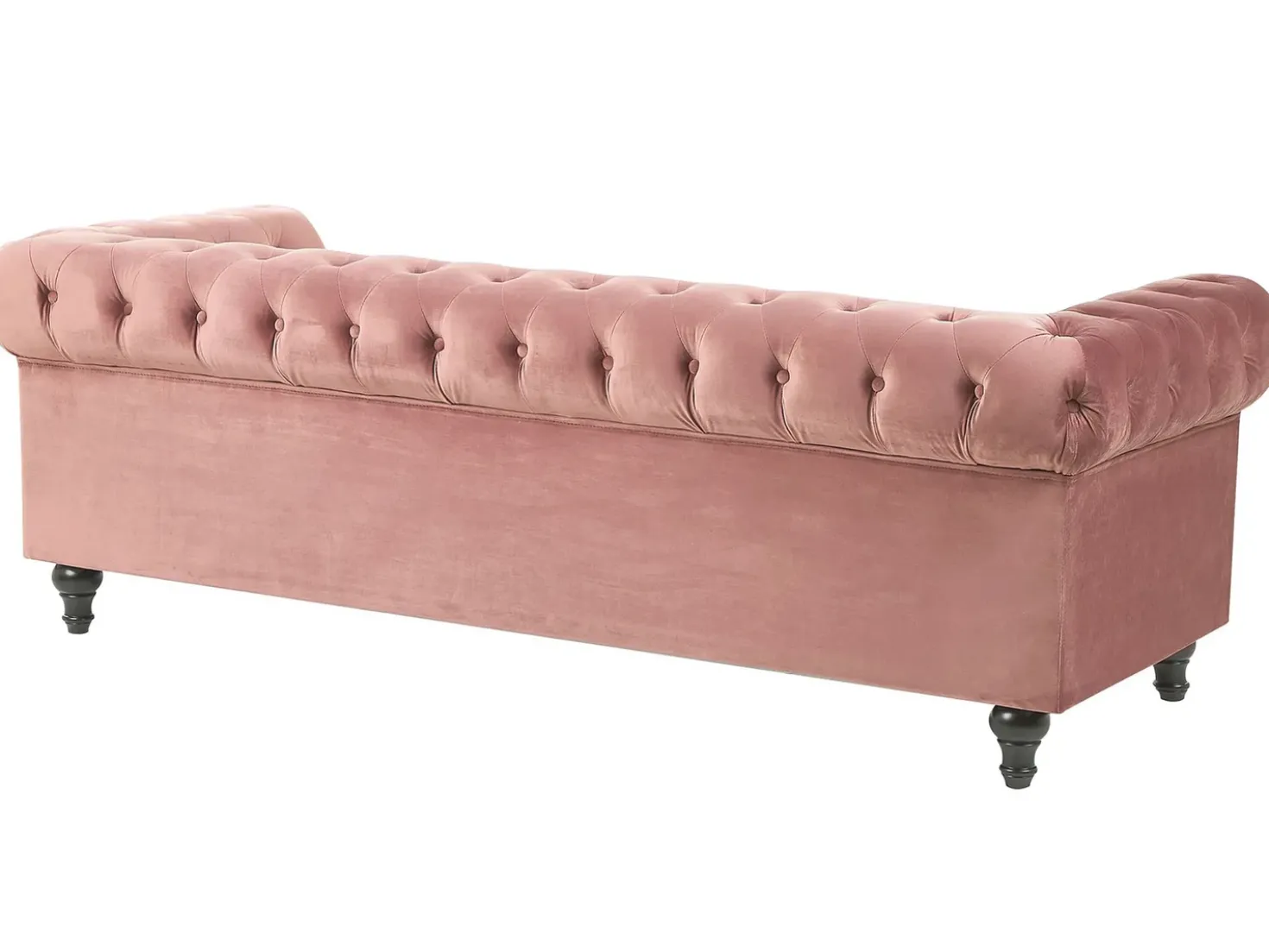 Divano 3 posti CHESTERFIELD Velluto Rosa