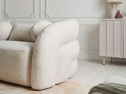 Divano 2 posti EGEDAAL Bouclé Bianco