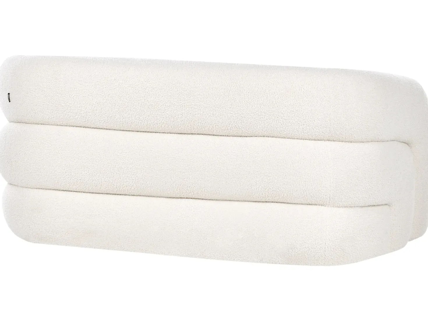 Divano 2 posti EGEDAAL Bouclé Bianco