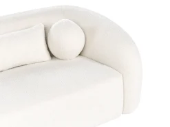 Divano 2 posti EGEDAAL Bouclé Bianco