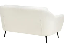 Divano 2 posti EIBY Ciniglia Bianco