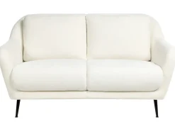 Divano 2 posti EIBY Ciniglia Bianco