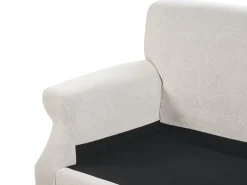 Divano 2 posti EIKE Tessuto Bianco sporco