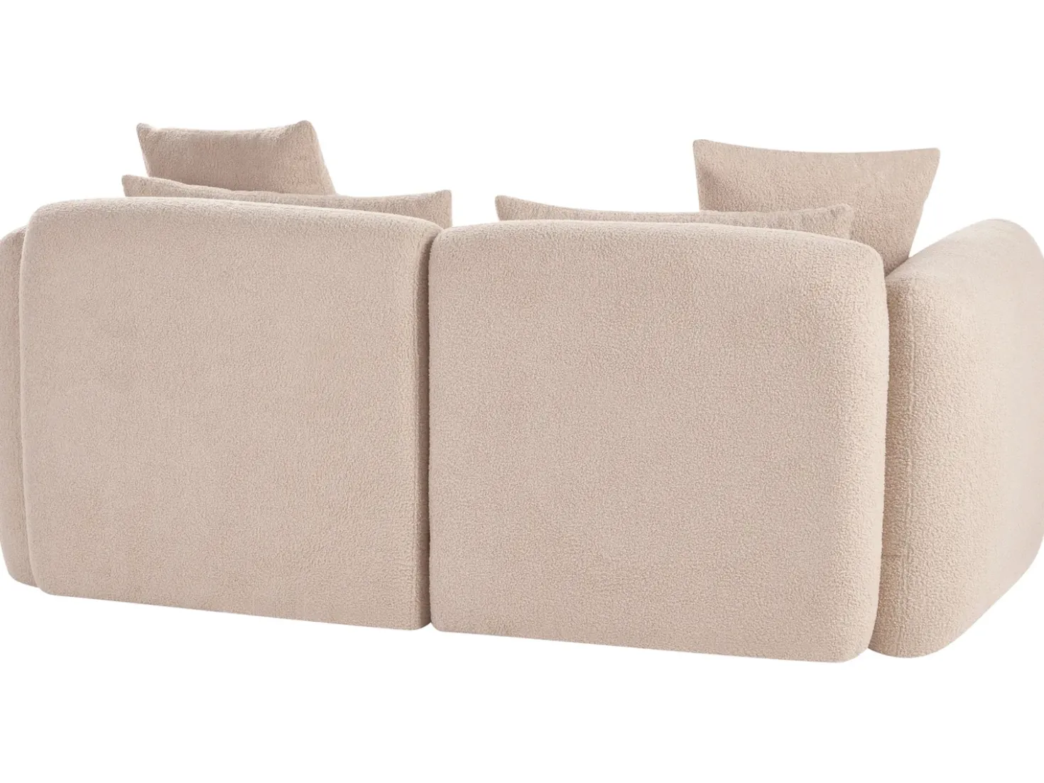 Divano 3 posti EKENES Bouclé Beige