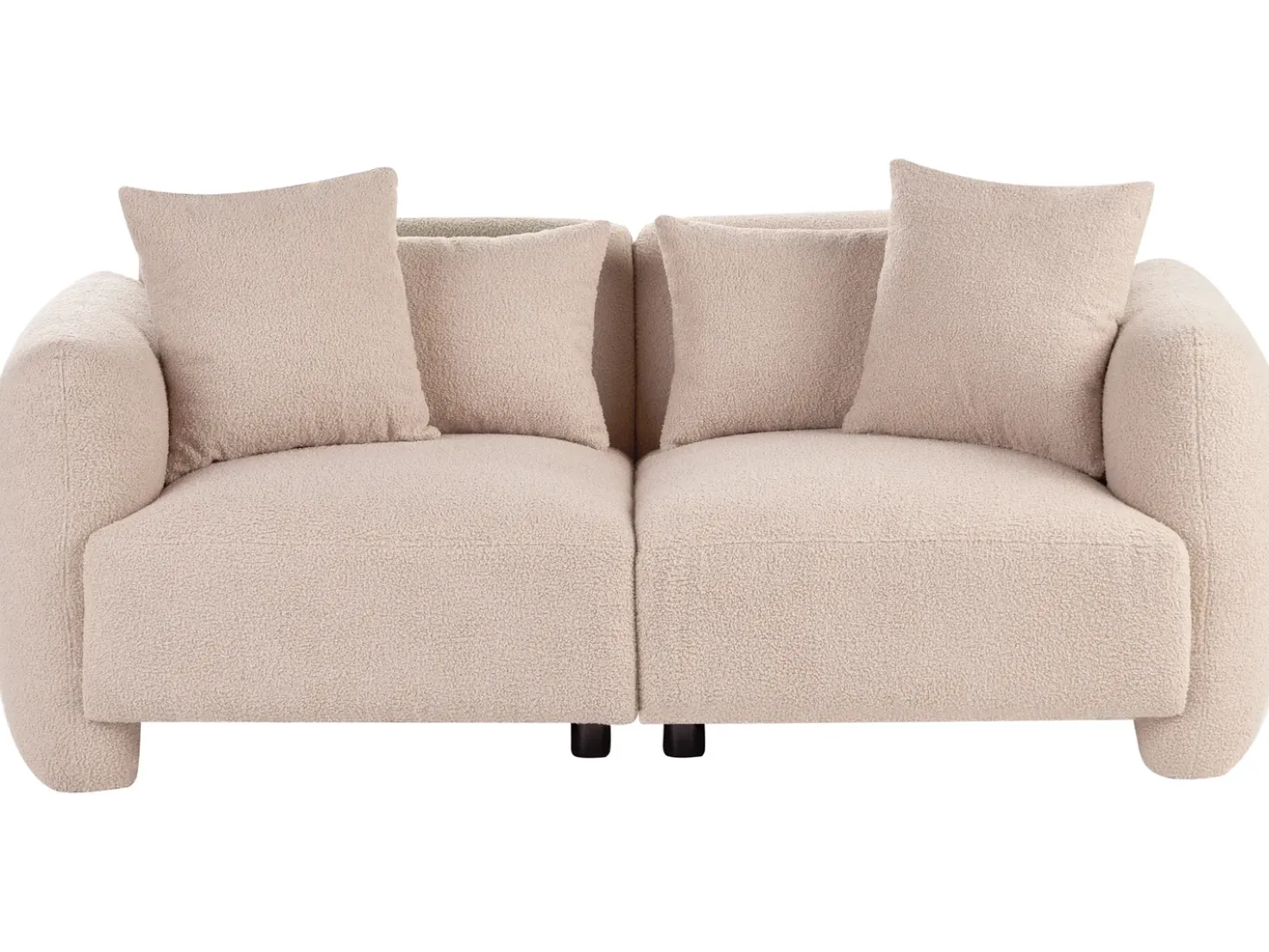 Divano 3 posti EKENES Bouclé Beige