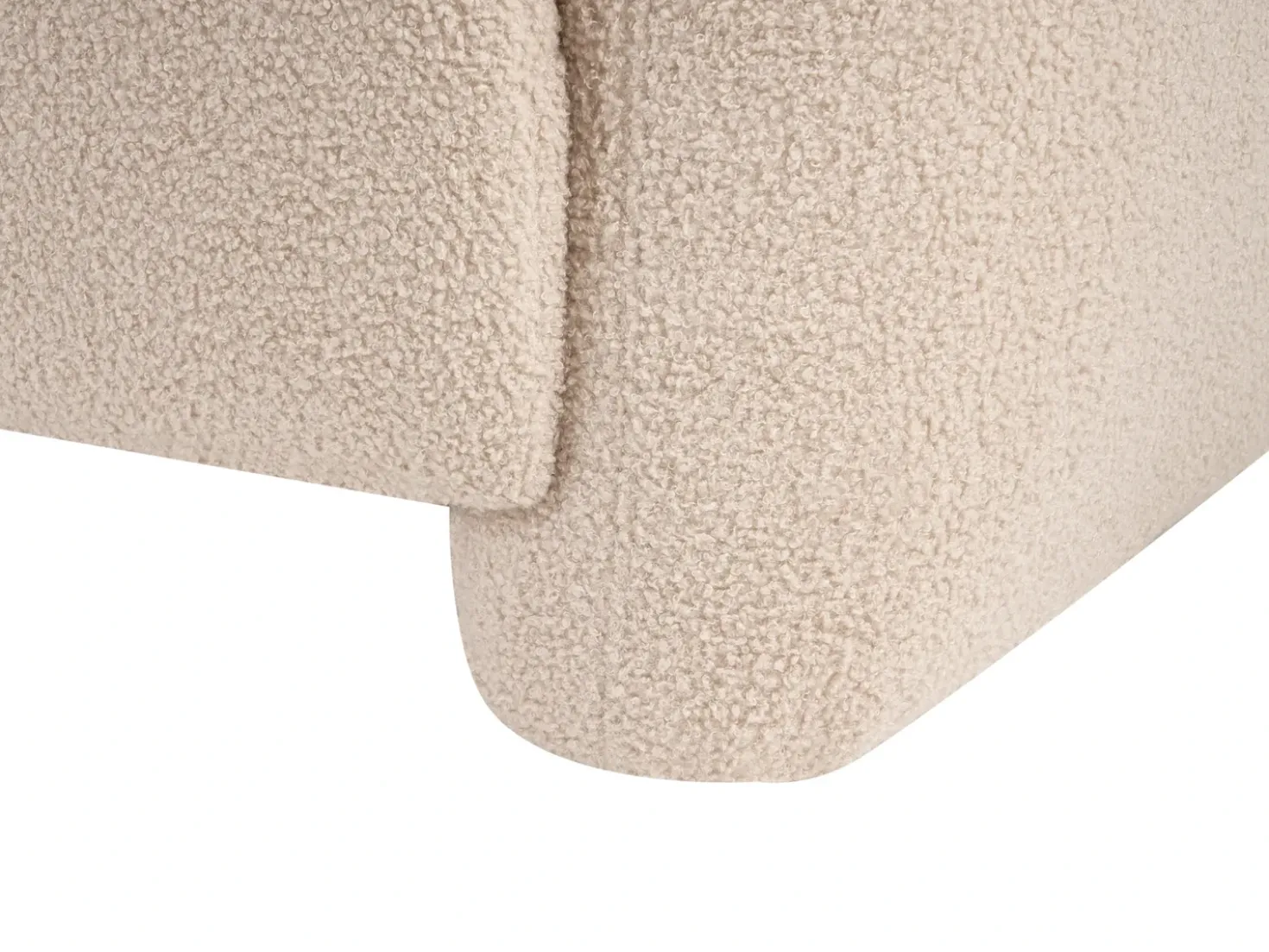 Divano 3 posti EKENES Bouclé Beige