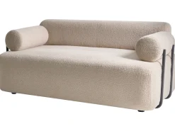Divano 2 posti ELVA Bouclé Beige