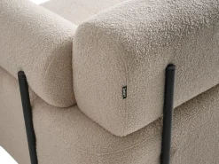 Divano 2 posti ELVA Bouclé Beige