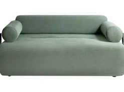 Divano 2 posti ELVA Tessuto Verde chiaro