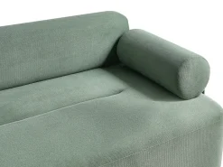Divano 2 posti ELVA Tessuto Verde chiaro