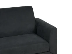 Divano 3 posti FENES Tessuto Nero