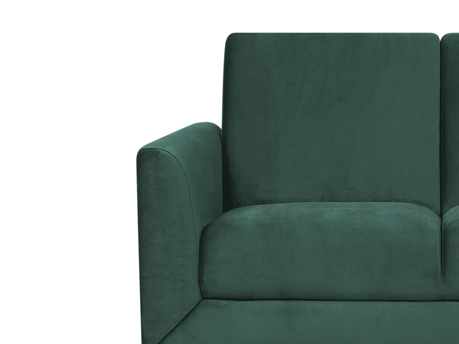Divano 2 posti FENES Velluto Verde scuro