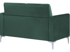 Divano 2 posti FENES Velluto Verde scuro